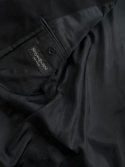 Yves Saint Laurent Pour Homme 1990s Pure Wool Single Breasted Blazer - 40L/XL