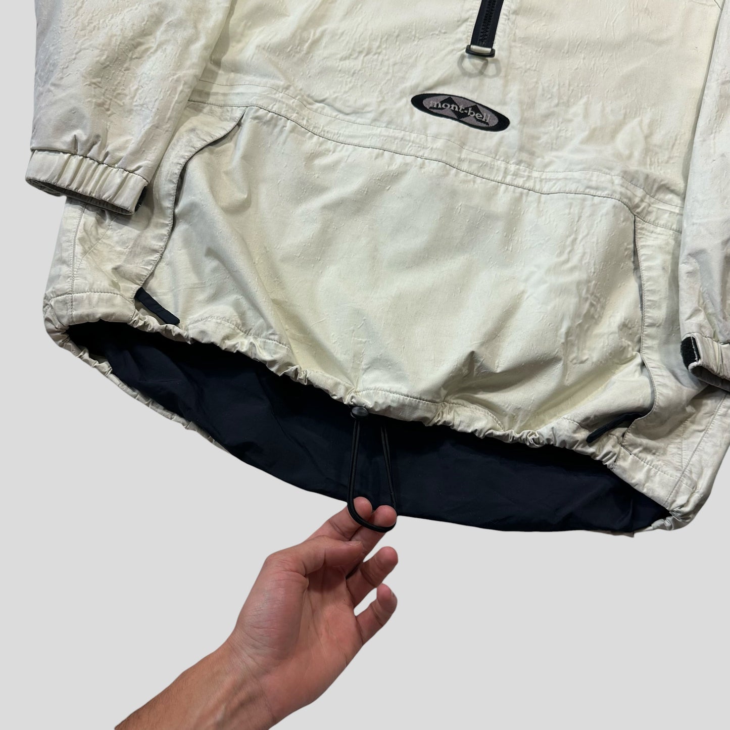 Montbell 00’s Goretex Snowboard Pullover Nylon Jacket - XL | Default Title, Cream