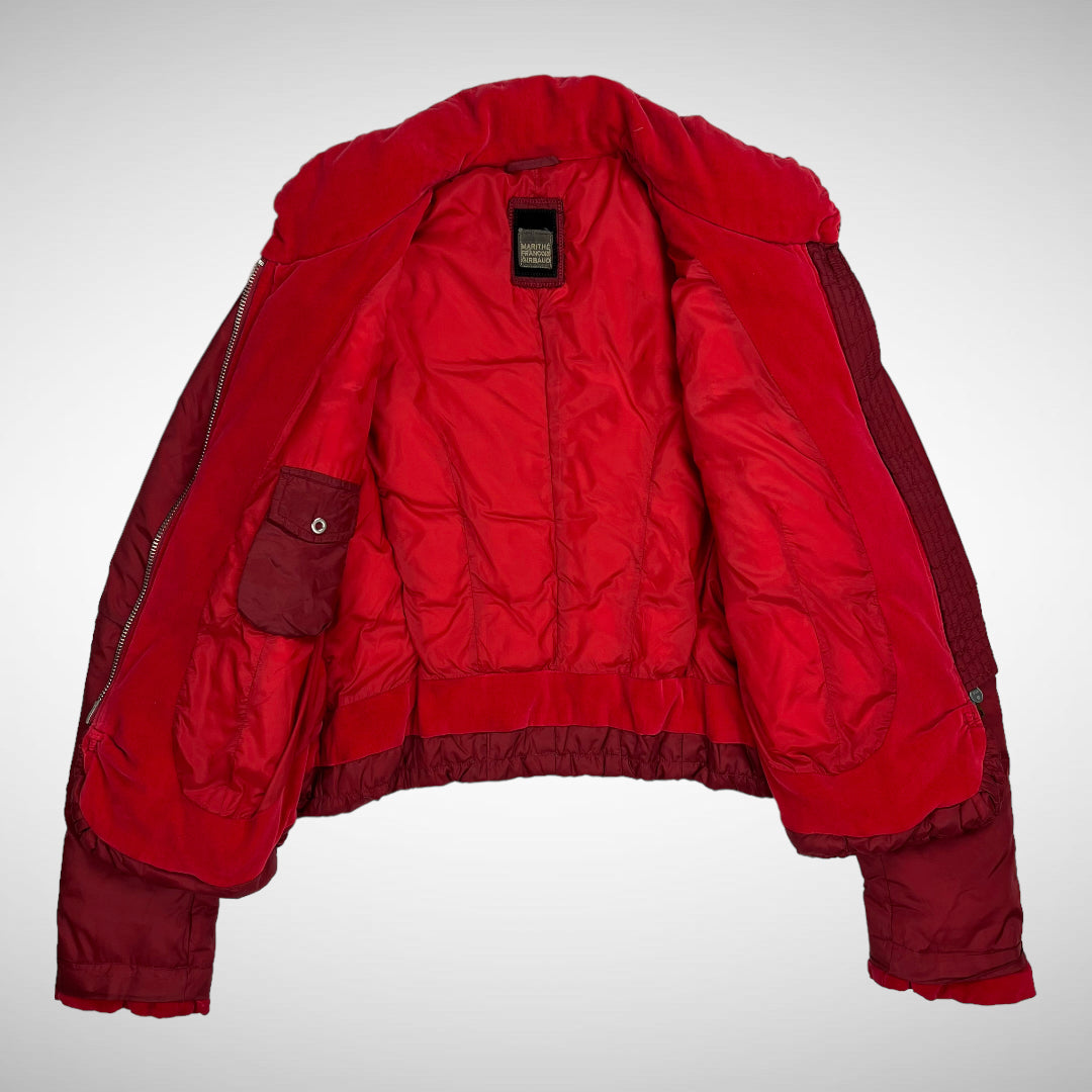 M+F Girbaud Velvet Downjacket (2000s)