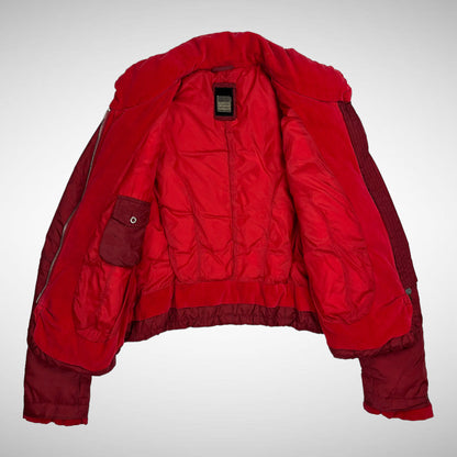 M+F Girbaud Velvet Downjacket (2000s)