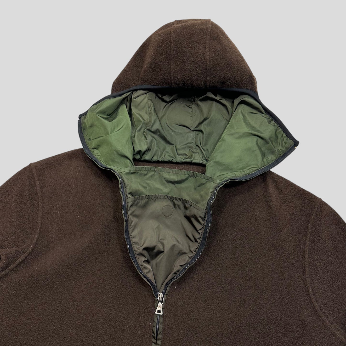 Prada Sport AW00 Balaclava Ninja Fleece Jacket - L