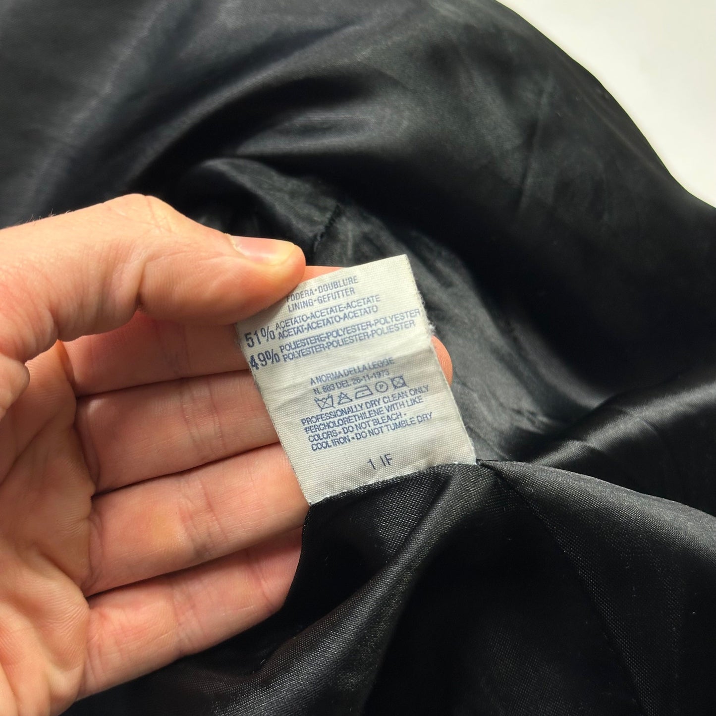 Versace VJC 90’s Liquid Silk Ribbed Cropped Puffer - S/M