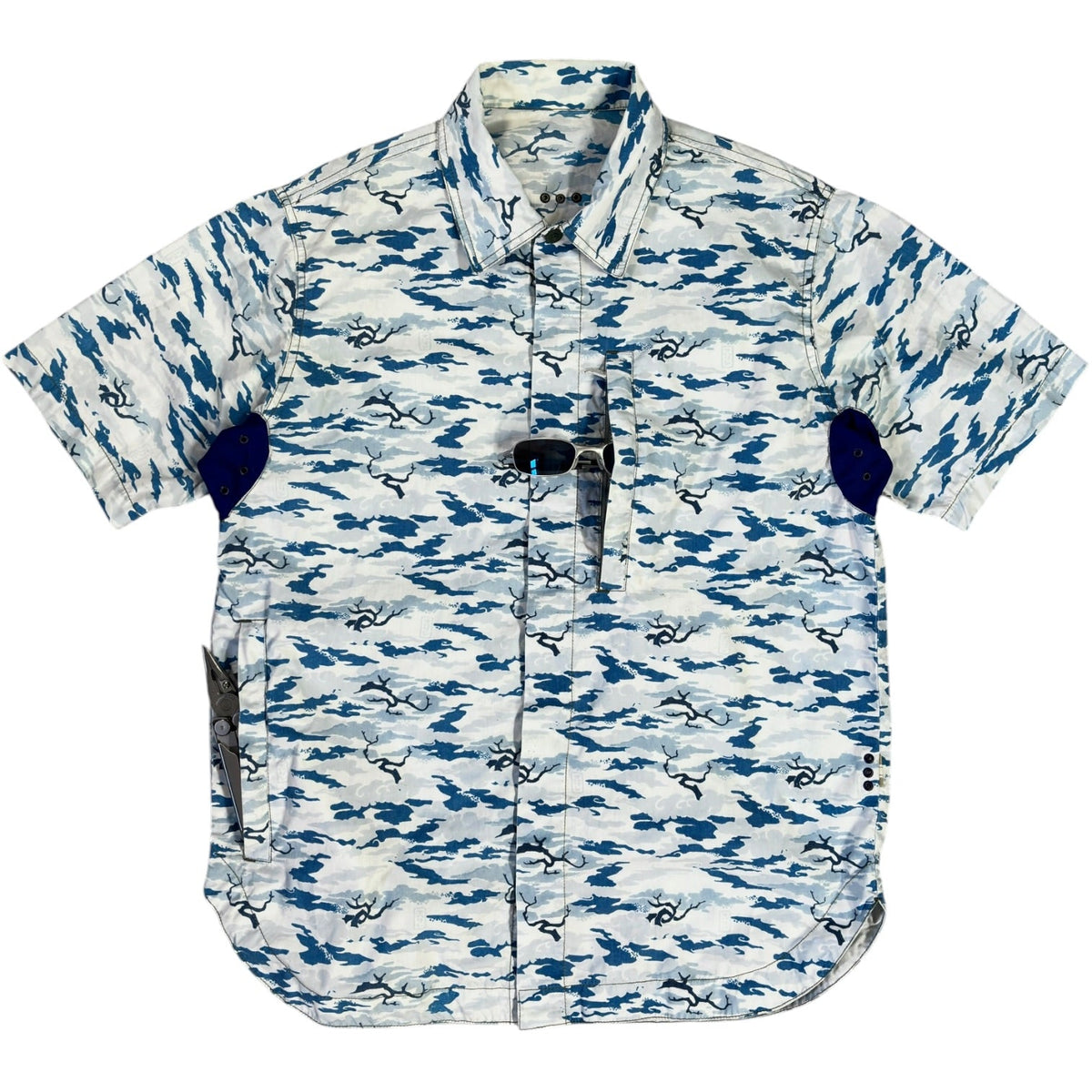 Maharishi 00’s Ventilated Camo Short Sleeve Shirt M | Medium, Multicoloured