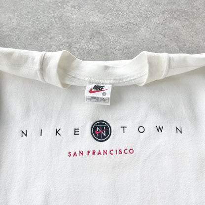 Nike Town San Francisco RARE 1990s heavyweight embroidered sweatshirt (M)