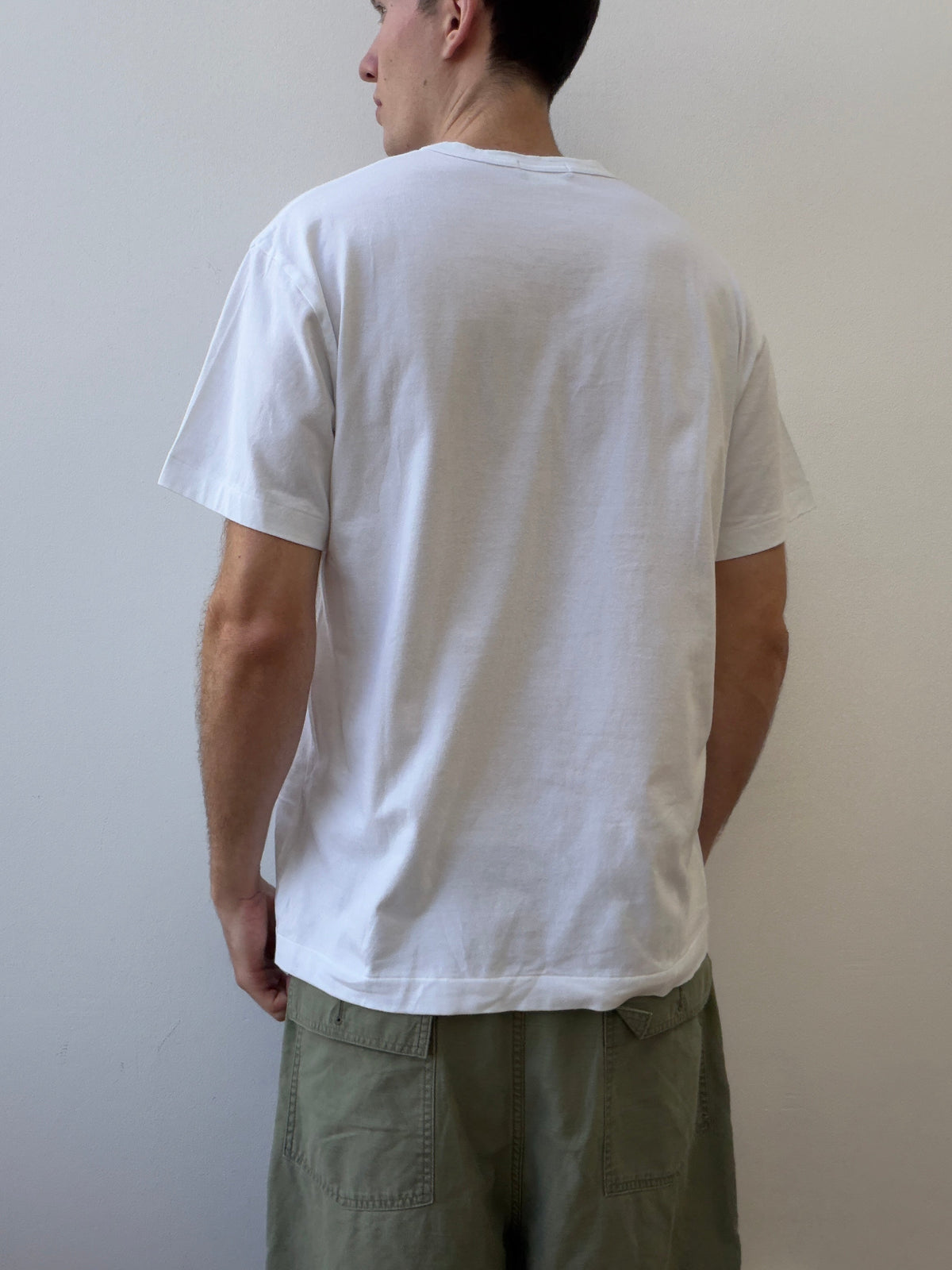 Comme Des Garçons Homme Plus X Edward Goss AW23 Graphic T-Shier | Large, White