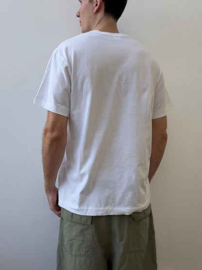 Comme Des Garçons Homme Plus X Edward Goss AW23 Graphic T-Shier | Large, White