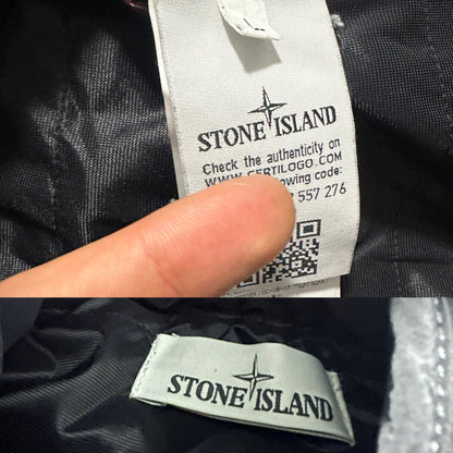 Stone Island Dormeuil House Check Primaloft Jacket with Special Process Badge