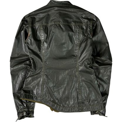 Maharishi 99/00 Water Repellent Women's Asymmetric Zip Jacket UK 12 | 12, Olive