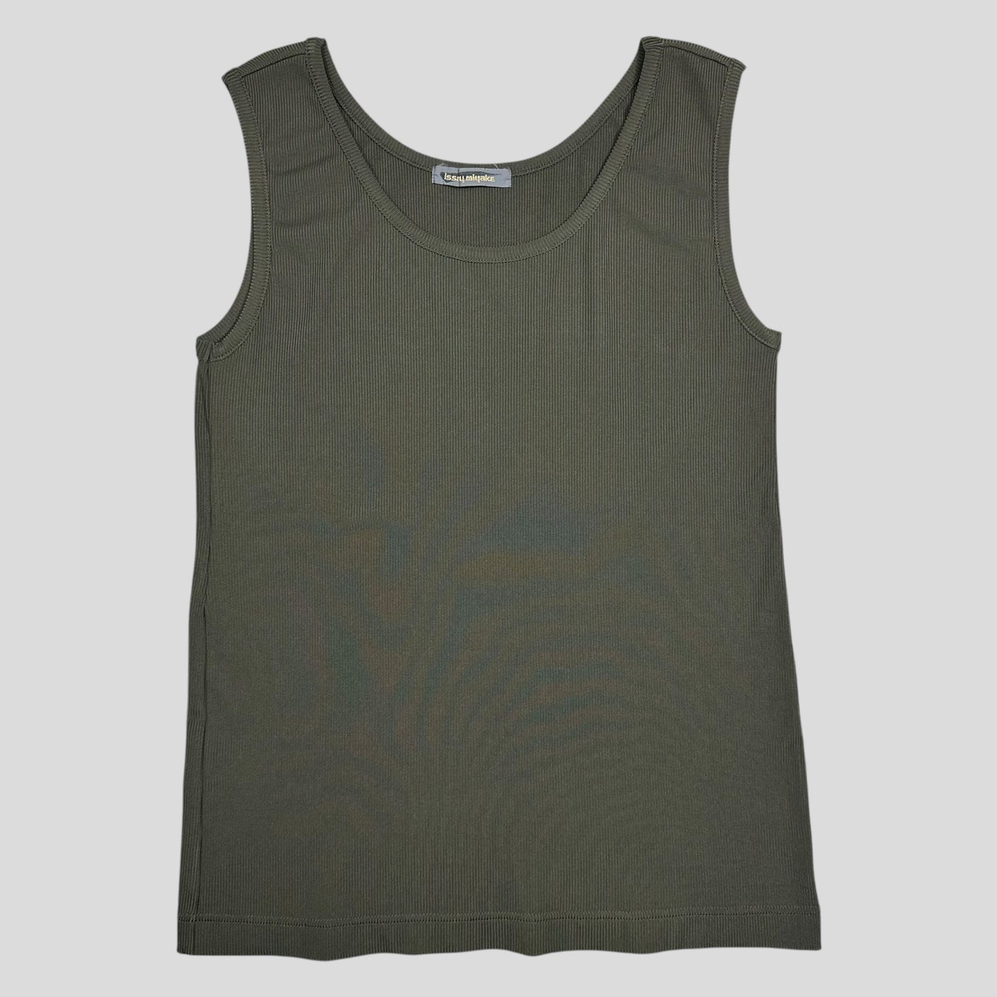 Issey Miyake 80’s Brush Tag Ribbed Pleated Vest - S