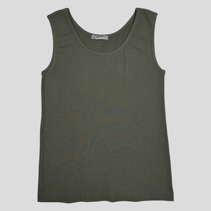 Issey Miyake 80’s Brush Tag Ribbed Pleated Vest - S