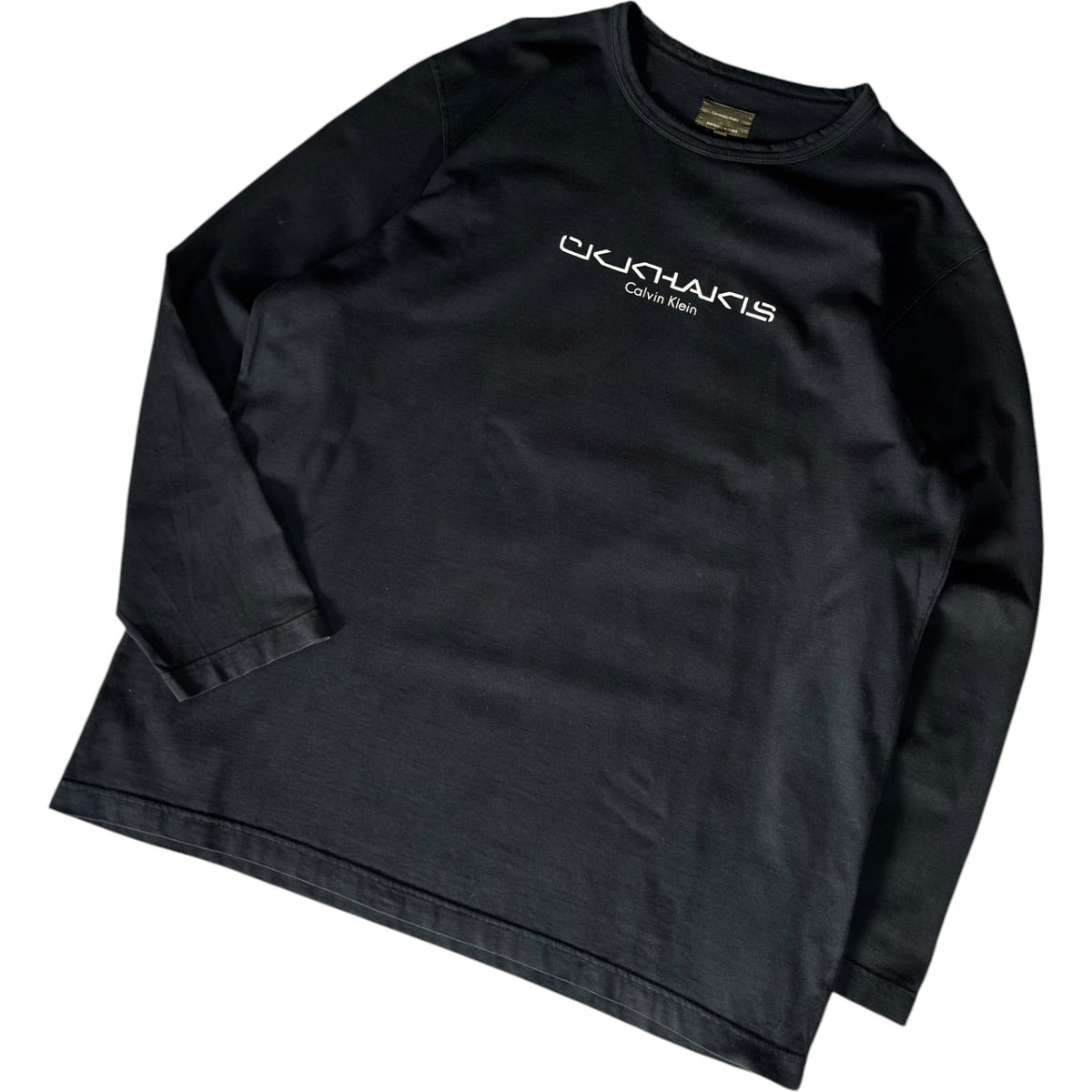 Calvin Klein Khakis 00’s Longsleeve Shirt L | Large, Multicoloured