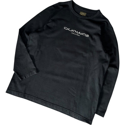 Calvin Klein Khakis 00’s Longsleeve Shirt L | Large, Multicoloured