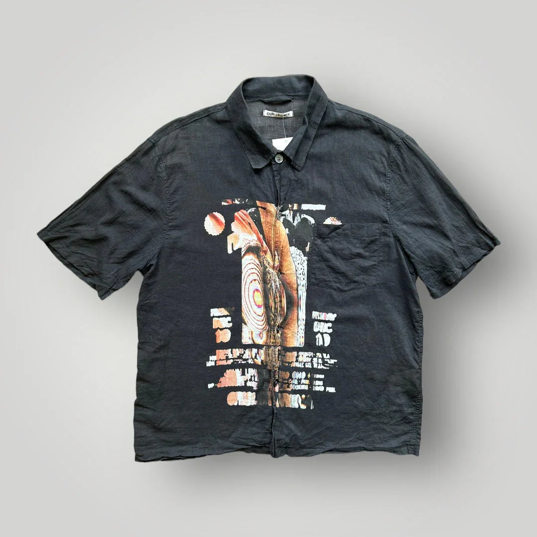 Our Legacy Box Peace Poster Shirt L