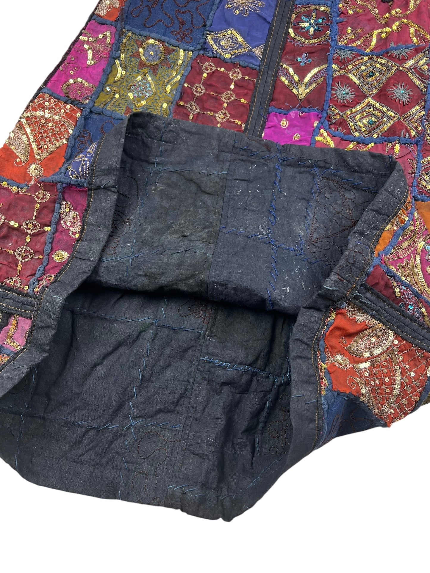 Jean Paul Gaultier S/S 1999 sequin patchwork dress