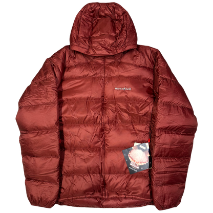Montbell Light Alpine Down Puffer Jacket In Red ( XL )