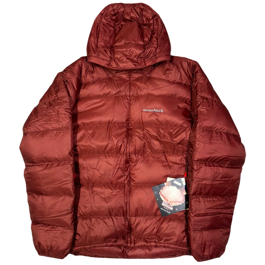 Montbell Light Alpine Down Puffer Jacket In Red (XL) | XL, Red
