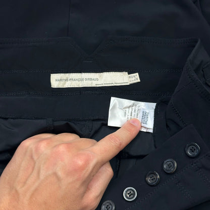 M+FG 00’s Rayon Silk Belted Skirt with Pleats - IT42 UK8-10