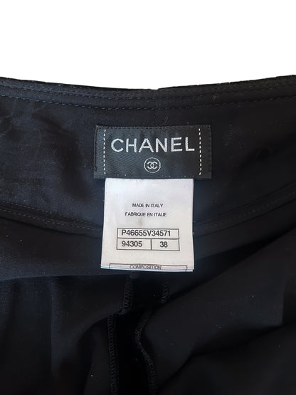 Chanel Velvet Trousers | O/S, Black