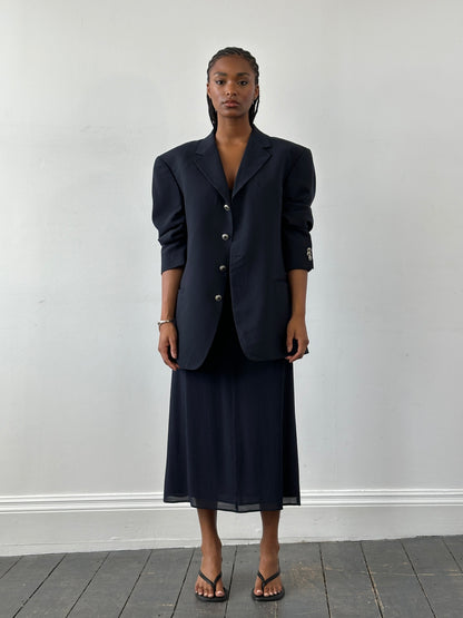 Versace Classic V2 1990s Bespoke Button Single Breasted Blazer - 42R/XL