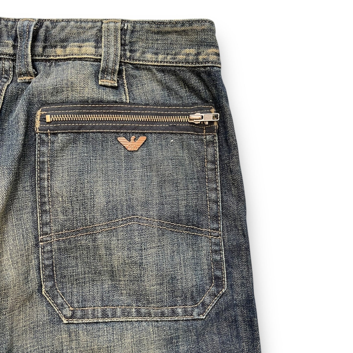 Armani Cargo Denim Jeans (34) | Default Title, Blue