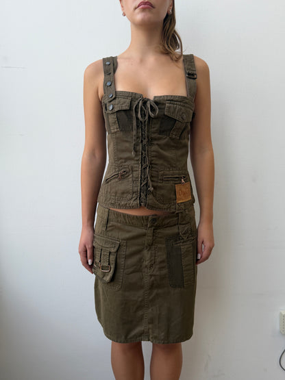 Dolce&Gabbana SS03 Technical Set | W42, Olive