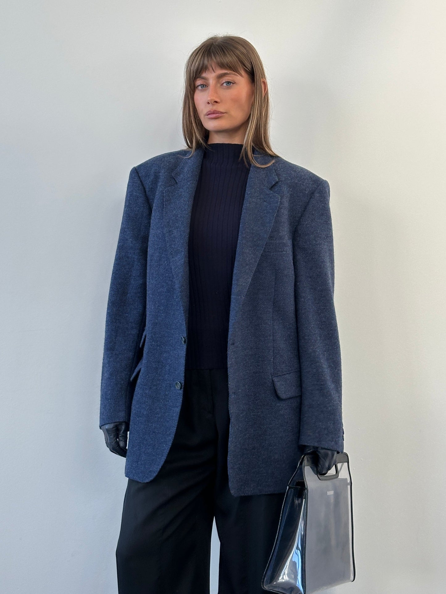 Burberry 1990s Pure Brushed Wool Blazer - 44R/XL