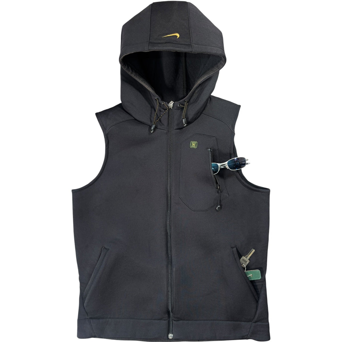 Nike Shox 00’s Neoprene Hooded Vest Jacket S | Small, Black