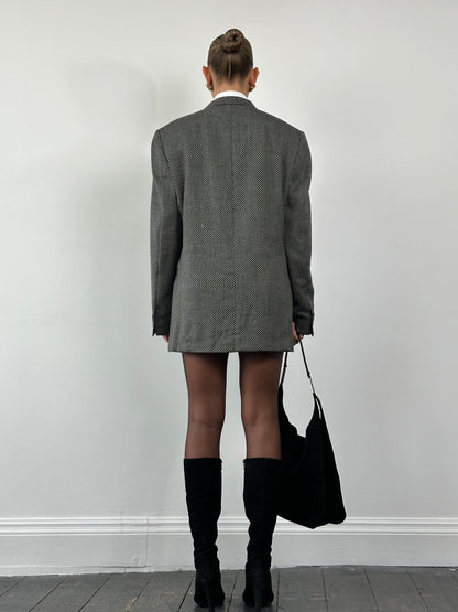 Versace Classic V2 1993 Pure Wool Woven Blazer - 42R/XL