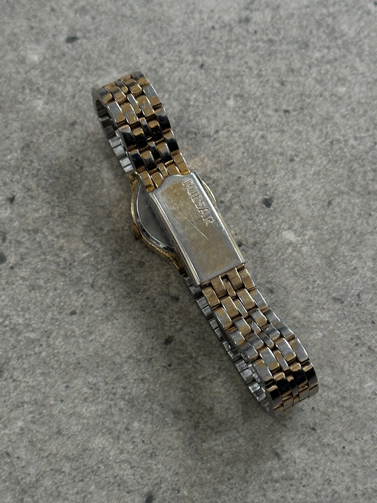 Pulsar 1990s Two Tone Round Quartz Watch