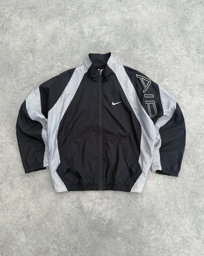 nike air 1990s lightweight swoosh shell jacket (l) | Default Title, Grey
