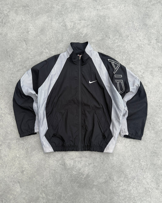nike air 1990s lightweight swoosh shell jacket (l)