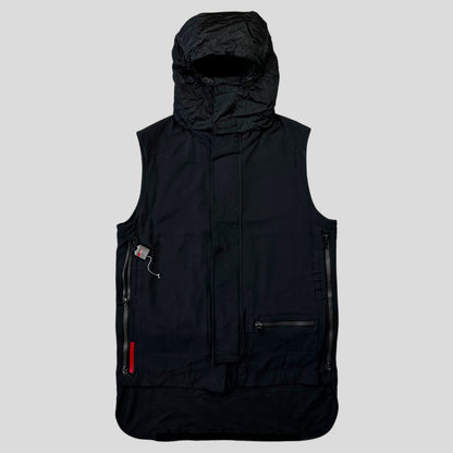 Prada Sport AW01 Modular Multipocket Ski Vest - IT50 (L/XL) | Large, Black