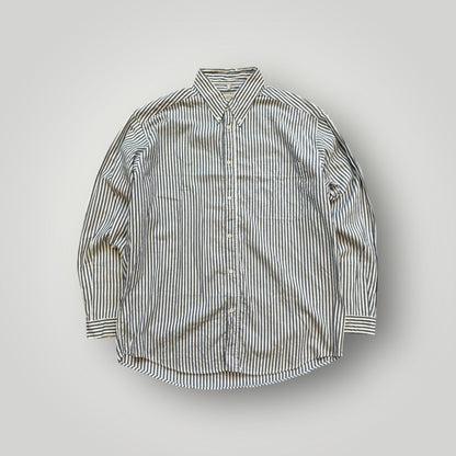 Armani Jeans 90's Pinstripe Shirt L/XL | Default Title, Blue
