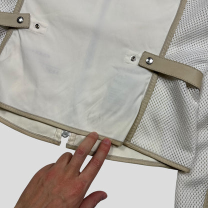 Prada Sport SS00 Mesh and Leather Nylon Moto Jacket - IT44