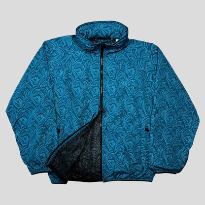 Burberry 2025 Unreleased SAMPLE Wave Print Nylon Logo Jacket - M/L