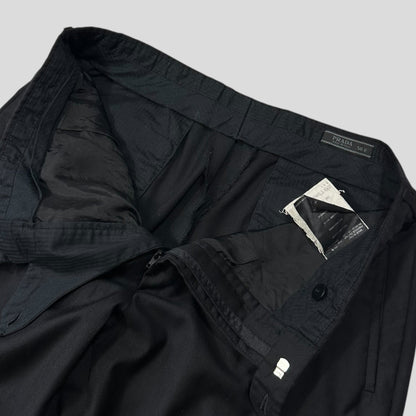 Prada 00’s Virgin Wool Black Suit Blazer + Trousers - IT50 (M/L) | Default Title, Black