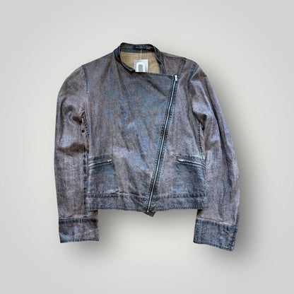 SS/02 C.P. Company Donna Asymmetrical Lino-Flax Lightweight Jacket M