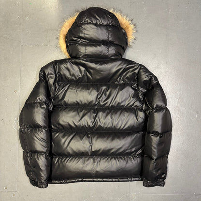 Camp 7 Fur Hood Puffer Jacket In Black (XL) | Camp 7, Black