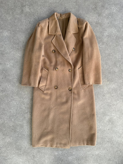 Max Mara Wool Camel Hair Double Breasted Coat - M/L