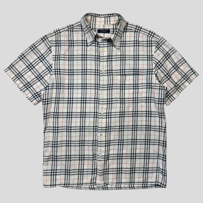 Burberry Made in UK Grey Nova Check Shirt - S