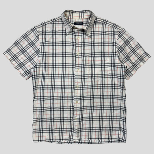 Burberry Made in UK Grey Nova Check Shirt - S | Small, Grey