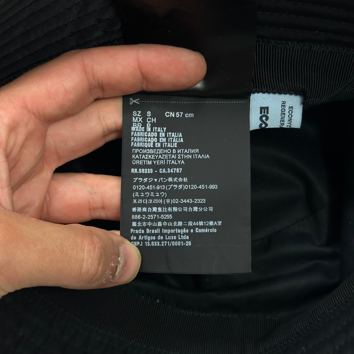 Prada Milano 2020 Re-Nylon Double Logo Bucket Hat - S/M | O/S, Red