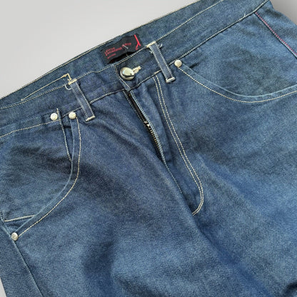 90s Levi's Engineered Jeans Twisted Denim Bootcut Jeans 31x32" | O/S, Red