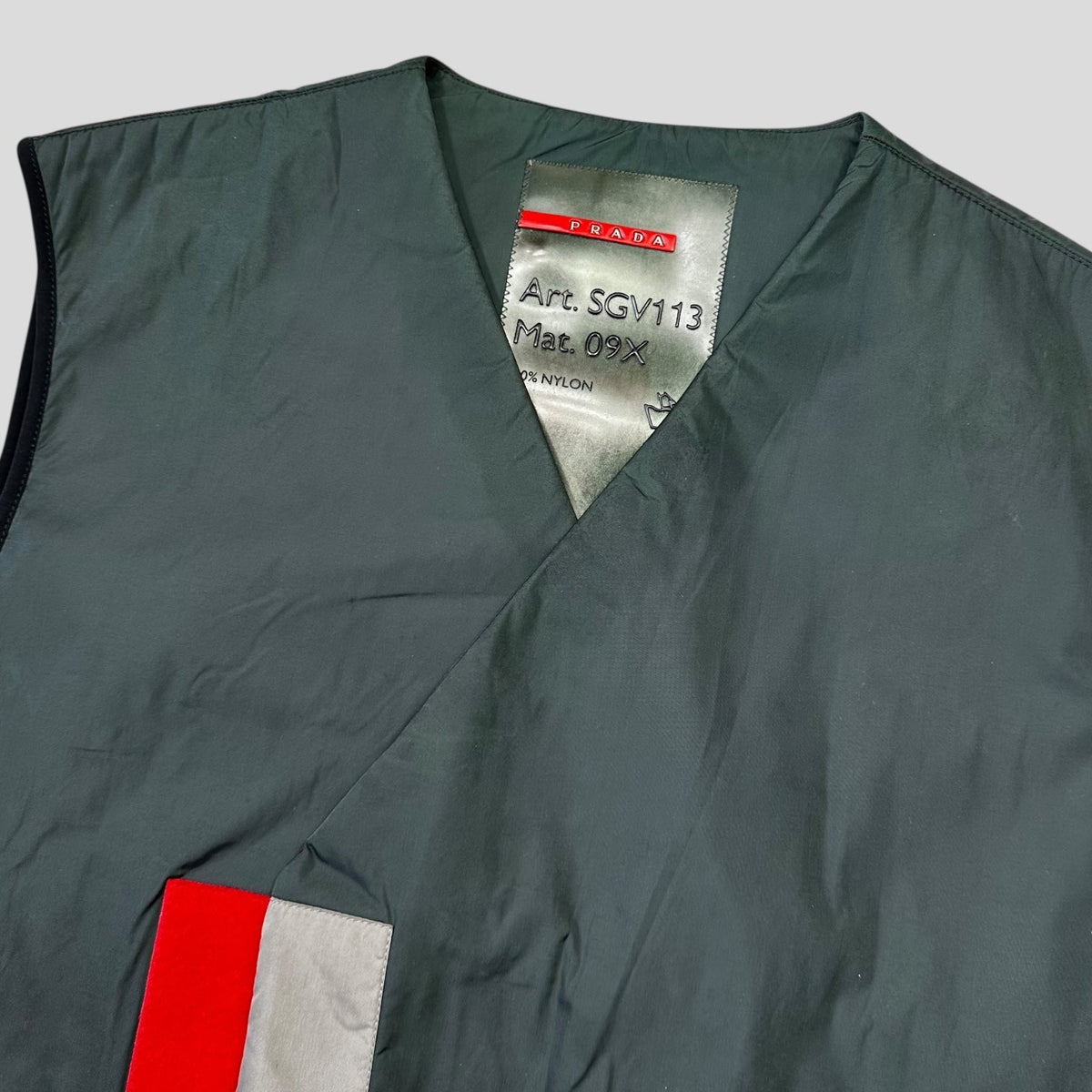 Prada Sport SS99 Nylon Padded Utility Vest - IT48 (M) | Medium, Multicoloured