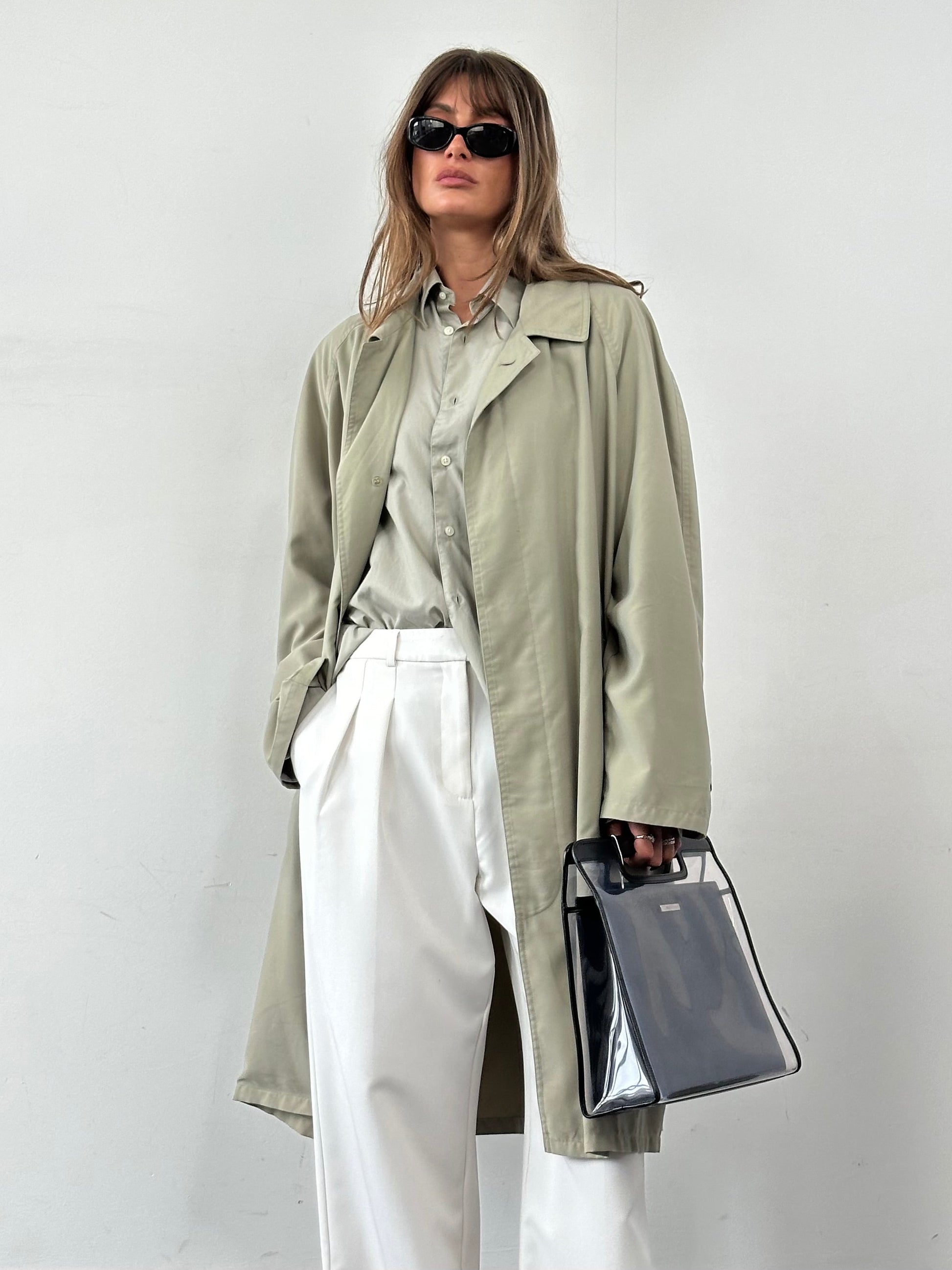 Missoni Concealed Placket Lightweight Trench Coat XXL – Known Source