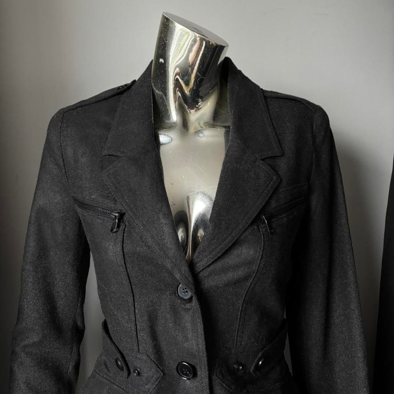 DIESEL BLACK GOLD FW13 MILITARY  BLAZER | O/S, Black