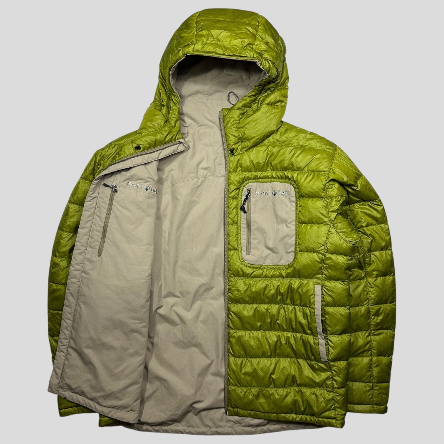 Montbell 00's Reversible Nylon Down Puffer Jacket - M/L