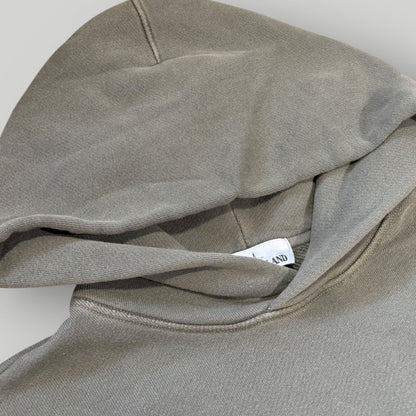 Stone Island Khaki Green Old Effect Hoodie L