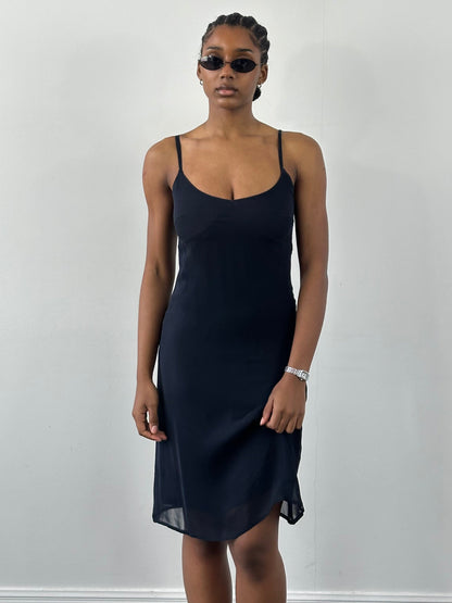 Gianni Versace Verus 1990s Sheer Slip Dress - S