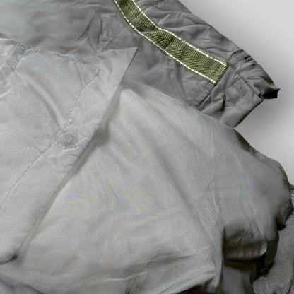 2000's Marithé François Girbaud Nylon Utility Trench Coat M | O/S, Khaki